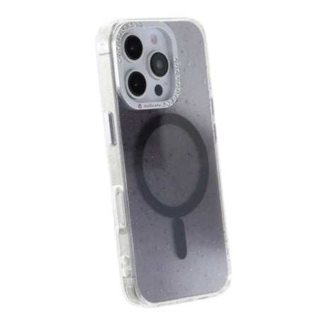 iPhone 16 Pro Max Cover Glitter Diamond MagSafe Sort