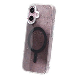 iPhone 16 Cover Glitter Diamond MagSafe Sort