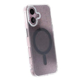 iPhone 16 Cover Glitter Diamond MagSafe Sort
