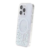 iPhone 16 Pro Cover Diamond Quicksand MagSafe Hvid