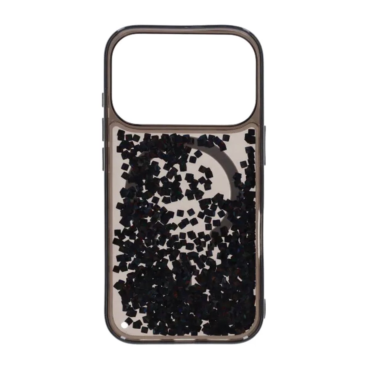 iPhone 17 Pro Max Cover Diamond Quicksand MagSafe Sort