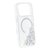 iPhone 17 Pro Max Cover Diamond Quicksand MagSafe Hvid