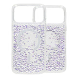 iPhone 17 Pro Max Cover Diamond Quicksand MagSafe Hvid