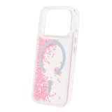iPhone 17 Pro Cover Diamond Quicksand MagSafe Lyserød