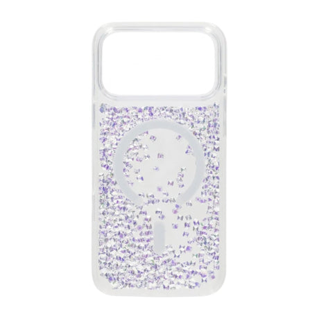 iPhone 17 Pro Cover Diamond Quicksand MagSafe Hvid