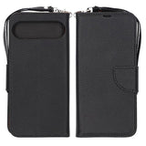 Google Pixel 9 Pro Cover 2 Kortlommer Sort