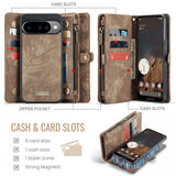 CaseMe Google Pixel 10/Pixel 10 Pro Cover 008 Series Aftageligt Cover Brun