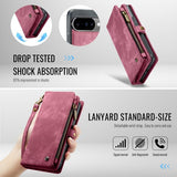 CaseMe Google Pixel 10/Pixel 10 Pro Cover 008 Series Aftageligt Cover Rød