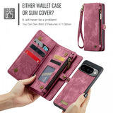 CaseMe Google Pixel 10/Pixel 10 Pro Cover 008 Series Aftageligt Cover Rød
