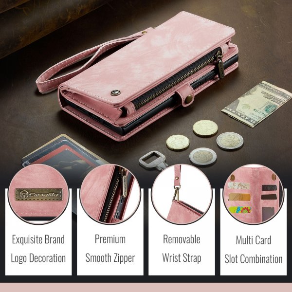 CaseMe Google Pixel 10/Pixel 10 Pro Cover 008 Series Aftageligt Cover Lyserød