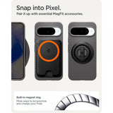 Spigen Google Pixel 10/Pixel 10 Pro Cover Liquid Air MagFit Marble Gray