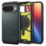 Spigen Google Pixel 10/Pixel 10 Pro Cover Tough Armor MagFit Abyss Green