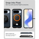 Spigen Google Pixel 10/Pixel 10 Pro Cover Tough Armor MagFit Metal Slate
