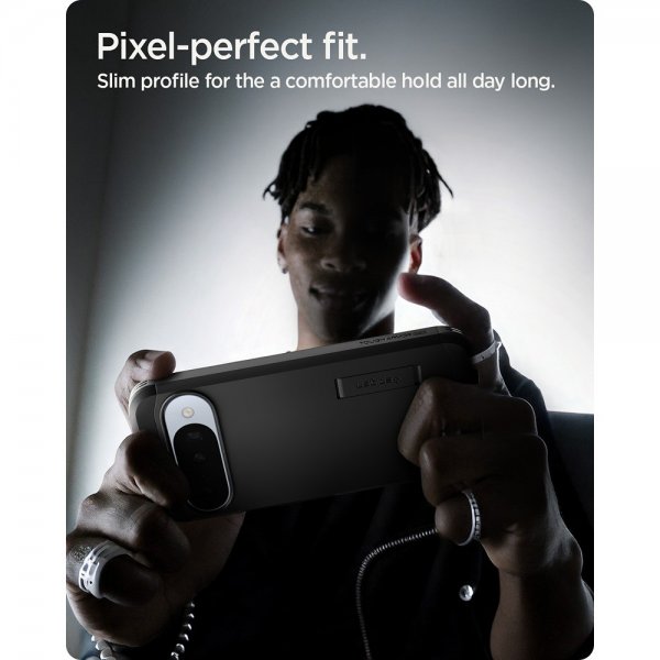 Spigen Google Pixel 10/Pixel 10 Pro Cover Tough Armor MagFit Sort