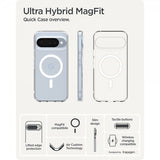 Spigen Google Pixel 10/Pixel 10 Pro Cover Ultra Hybrid MagFit Clear White