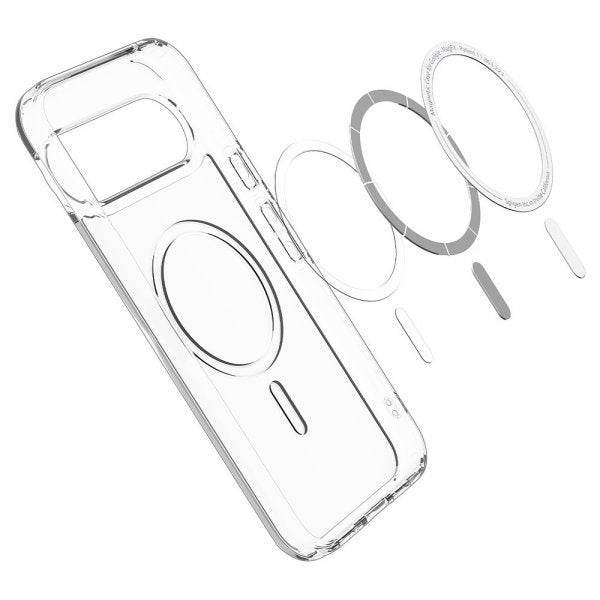 Spigen Google Pixel 10/Pixel 10 Pro Cover Ultra Hybrid MagFit Clear White