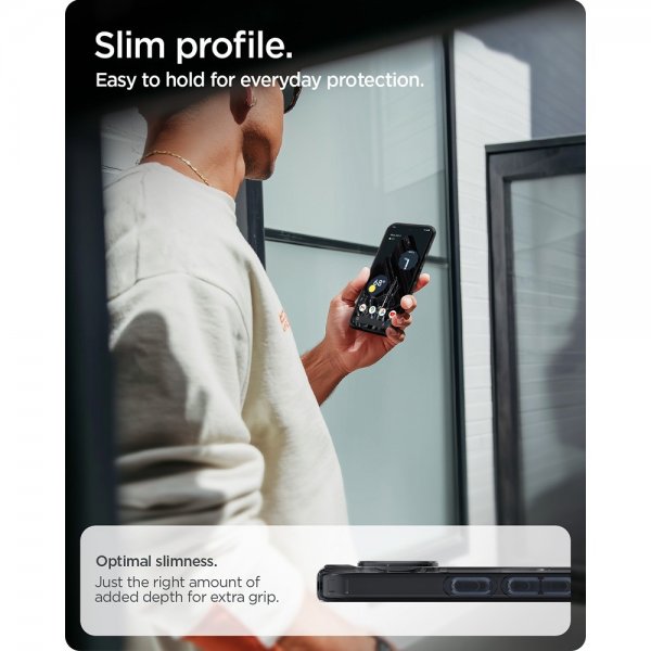 Spigen Google Pixel 10/Pixel 10 Pro Cover Ultra Hybrid MagFit Frost Black