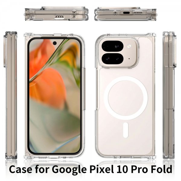 Nordic Covers Google Pixel 10 Pro Fold Cover Feather Series MagSafe Transparent