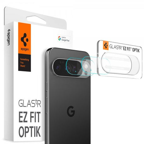 Spigen Google Pixel 10 Pro Kamerabeskyttelsesglas.tR EZ Fit Optik 2-pak