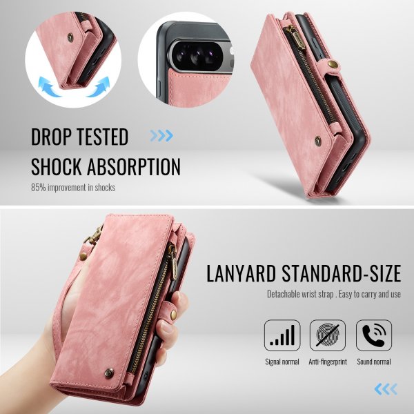 CaseMe Google Pixel 10 Pro XL Cover 008 Series Aftageligt Etui Rosa
