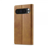 Lc.Imeeke Google Pixel 10 Pro XL Cover med Kortlomme og Standfunktion Lysebrun