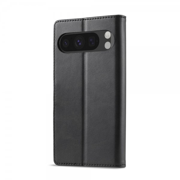 Lc.Imeeke Google Pixel 10 Pro XL Cover med Kortlomme Standerfunktion Sort