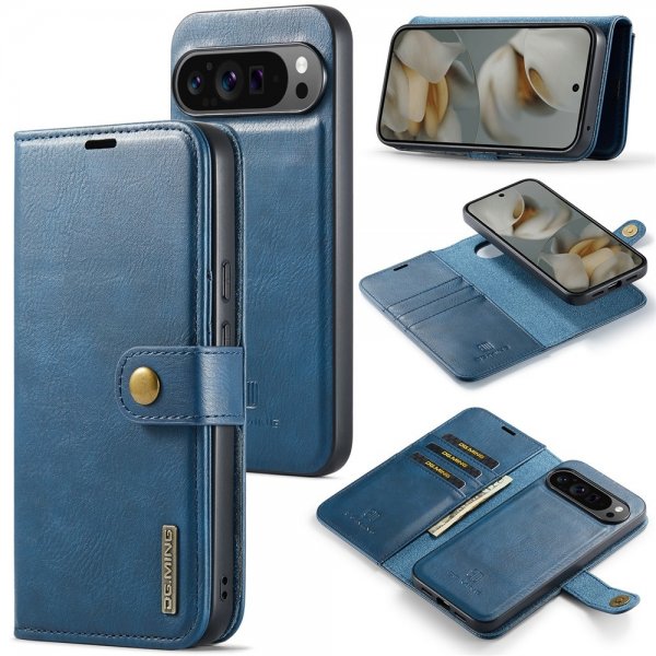 Dg.Ming Google Pixel 10 Pro XL Cover med Aftageligt Cover Blå