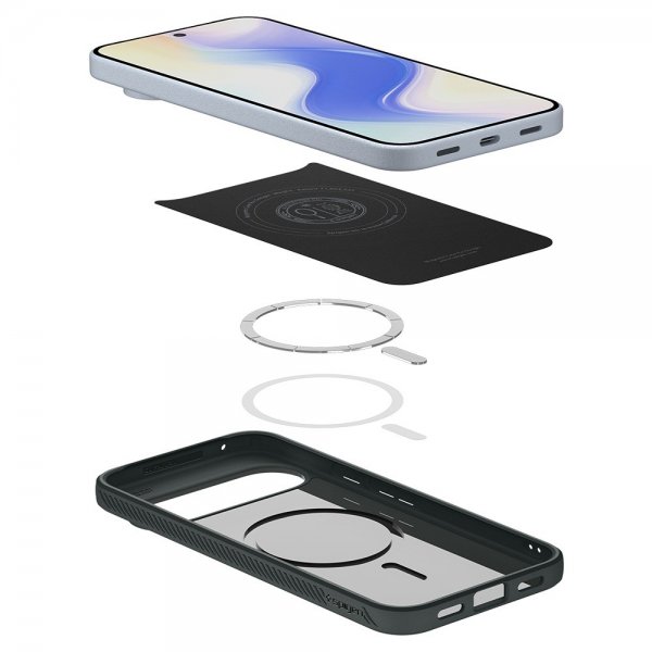 Spigen Google Pixel 10 Pro XL Cover Liquid Air MagFit Abyss Green