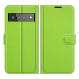 Google Pixel 6 Pro Cover Litchi Grøn