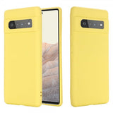 Google Pixel 6 Pro Cover med Rem Silikone Gul