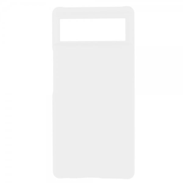 Google Pixel 6 Cover Mat Hård Plastik Hvid