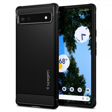 Spigen Google Pixel 6a Cover Rugged Armor Mat Sort