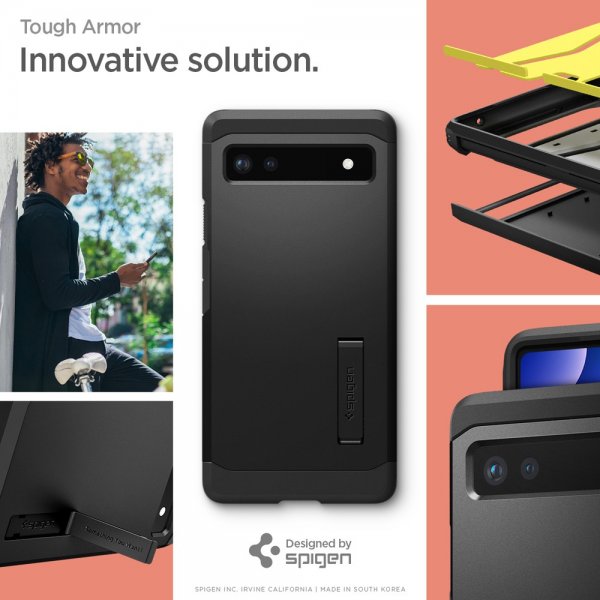 Spigen Google Pixel 6a Cover Tough Armor Sort