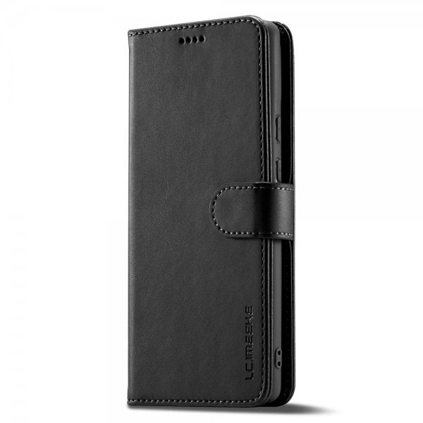 Lc.Imeeke Google Pixel 7 Pro Etui med Kortlomme Stativfunktion Sort