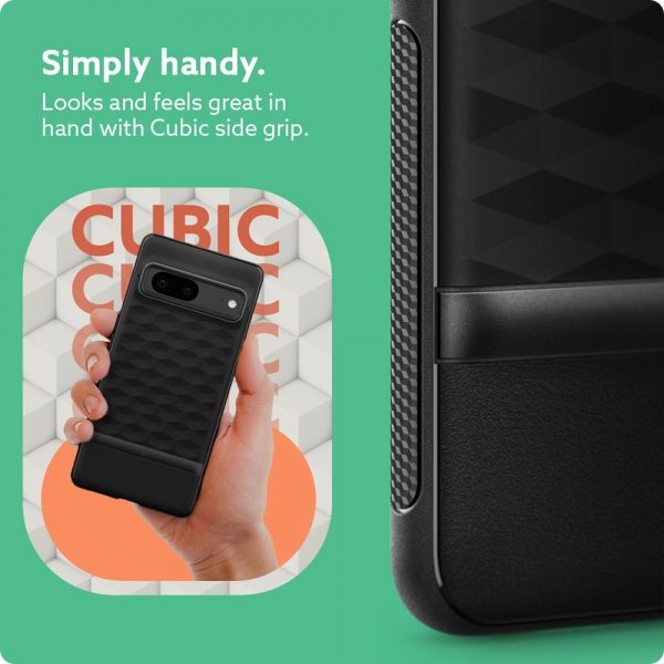 Caseology Google Pixel 7 Cover Parallax Matte Black