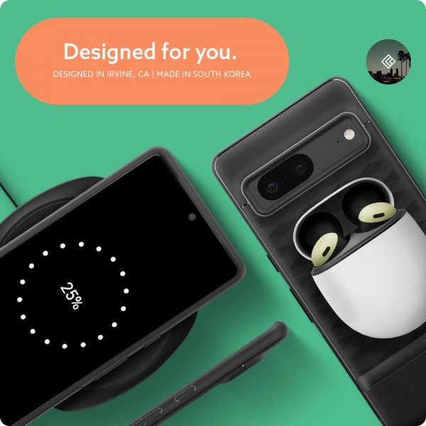 Caseology Google Pixel 7 Cover Parallax Matte Black