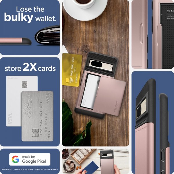 Spigen Google Pixel 7 Cover Slim Armor CS Rose Gold