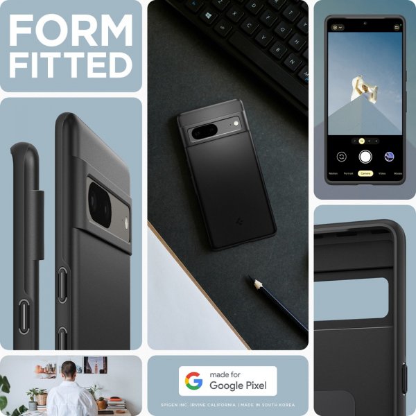 Spigen Google Pixel 7 Cover Thin Fit Sort