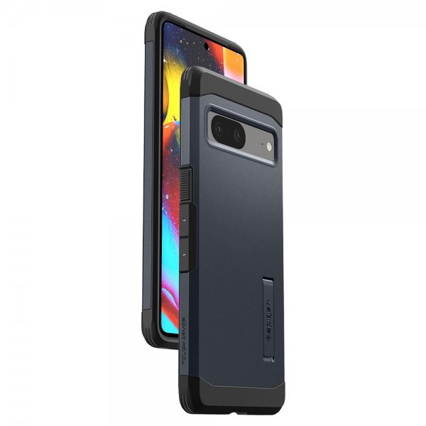 Spigen Google Pixel 7 Cover Tough Armor Metal Slate