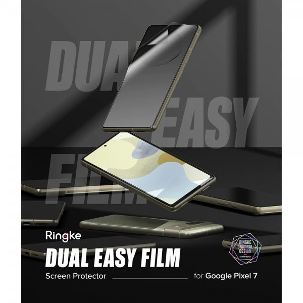 Ringke Google Pixel 7 Skærmbeskyttelse Dual Easy Film 2-pak