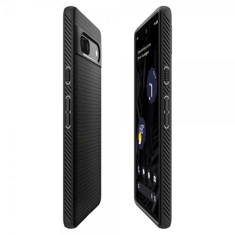 Spigen Google Pixel 7a Cover Liquid Air Matt Sort