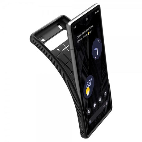 Spigen Google Pixel 7a Cover Liquid Air Matt Sort