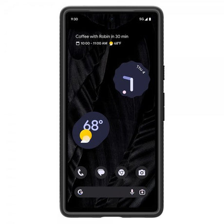 Spigen Google Pixel 7a Cover Liquid Air Matt Sort