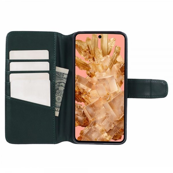 Nordic Covers Google Pixel 8 Etui Essential Læder Juniper Green
