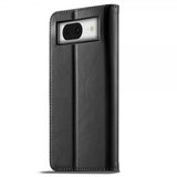 Lc.Imeeke Google Pixel 8 Etui med Kortlomme og Stativfunktion Sort
