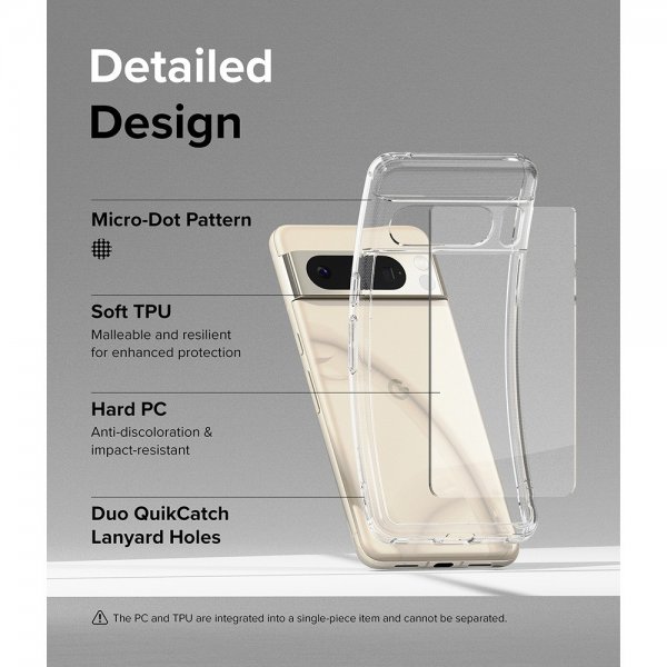 Ringke Google Pixel 8 Pro Cover Fusion Clear