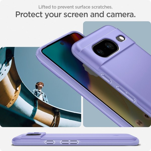 Spigen Google Pixel 8 Cover Thin Fit Awesome Violet