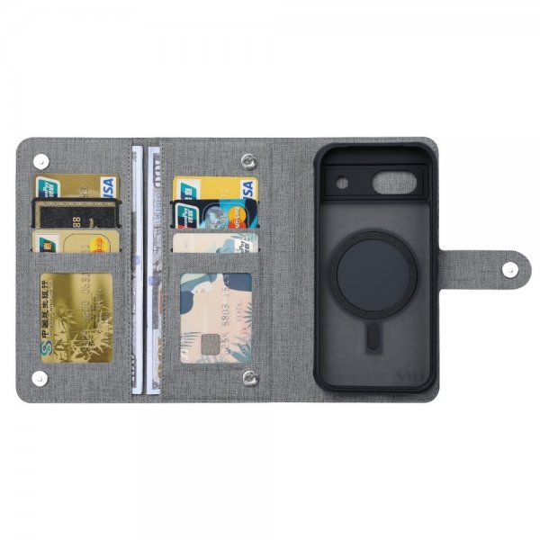 VILI Google Pixel 8a Cover med Aftageligt Cover GMA Series MagSafe Grå