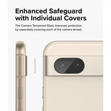 Ringke Google Pixel 8a Kamerabeskyttelse Kamerabeskytterglas 3-pak