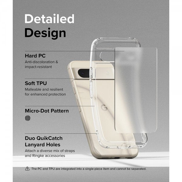 Ringke Google Pixel 8a Cover Fusion Matte Clear
